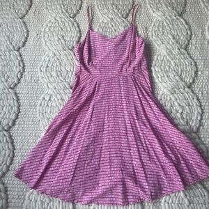 Pink Mini Striped Sundress